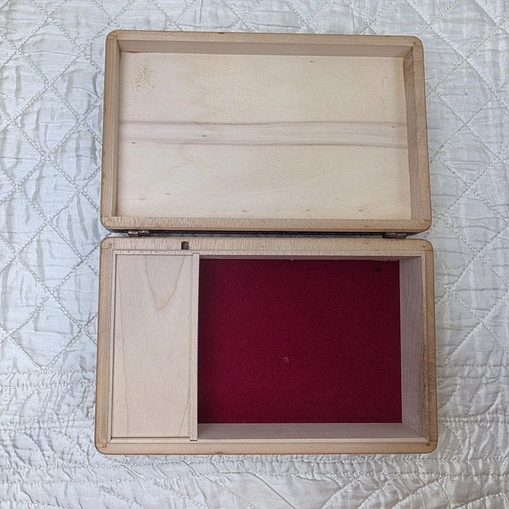 Vintage Reuge Swiss Music Keepsake Box Try To Remember Angel Watering Child Lamb